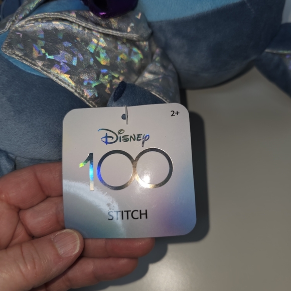 Disney 100 Year Stitch Plush Toy - Blue and Silver NWT - Picture 10 of 11
